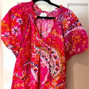 Cleobella light weight airy blouse. Size M